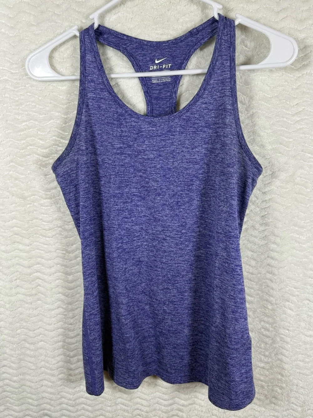 Nike Purple Heather Racerback Dri-FIT Tank